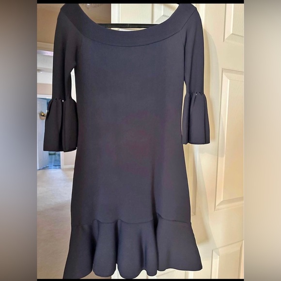 Classy navy blue knit dress Size Medium. - Picture 1 of 4